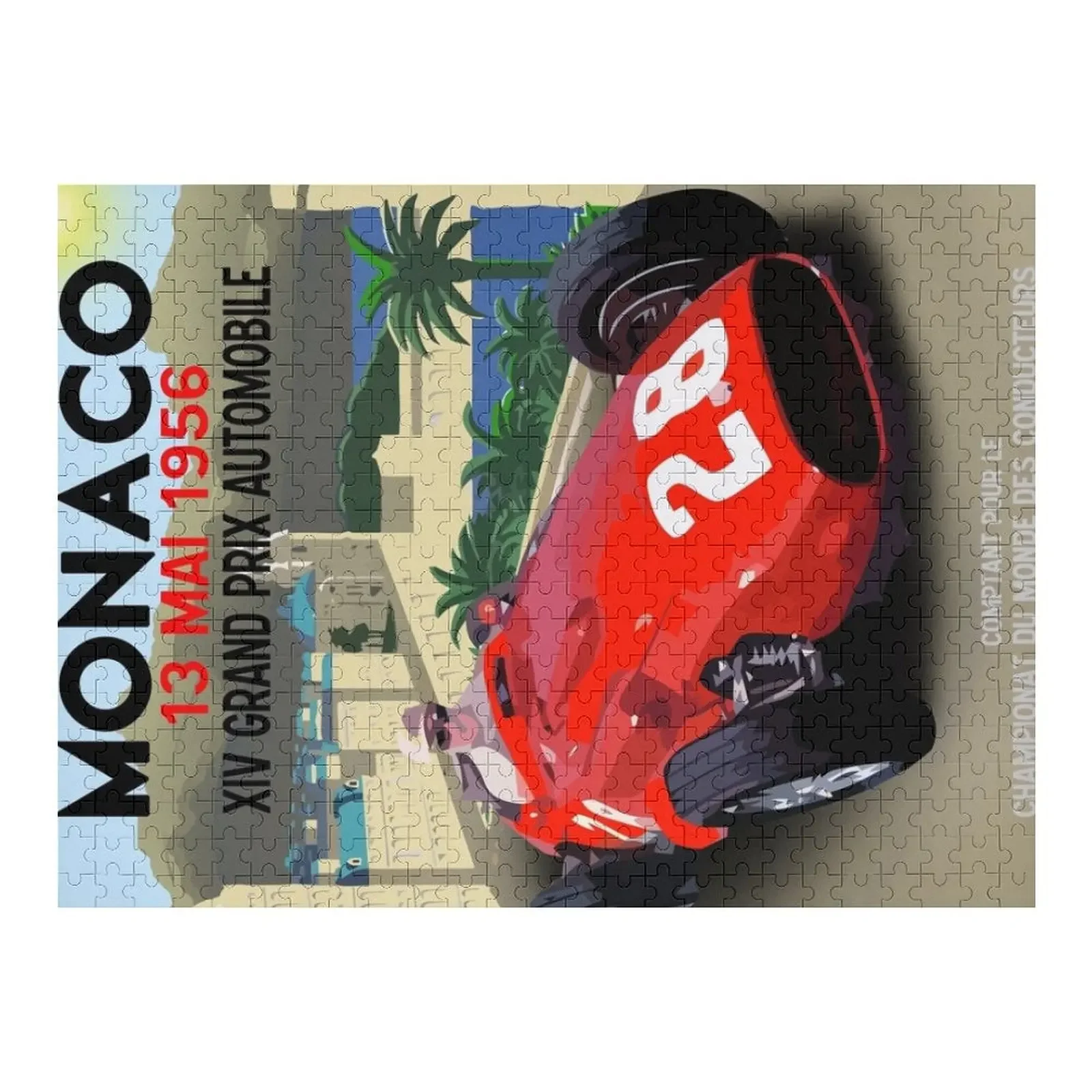 

Stirling Moss Monaco 1956 Jigsaw Puzzle Customized Toys For Kids Adult Wooden Customizeds For Kids Puzzle