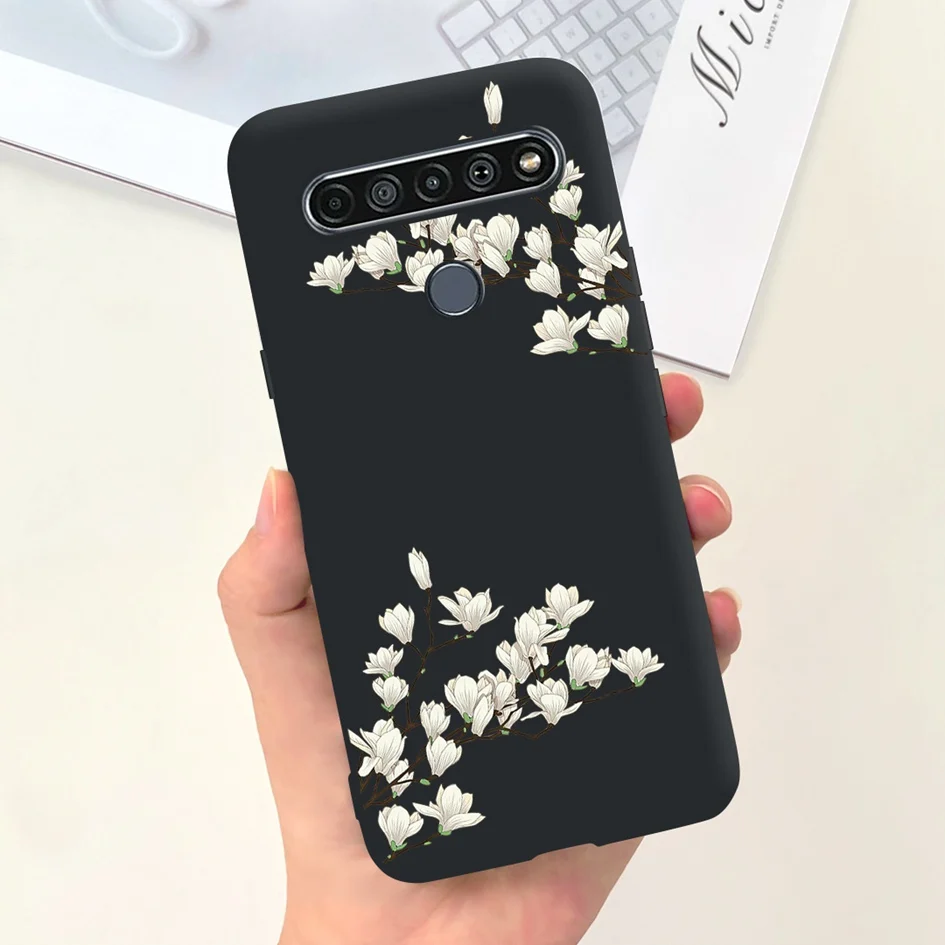 Cute Cat & Dinosaur Soft Black Silicone Shockproof Bumper Phone Case