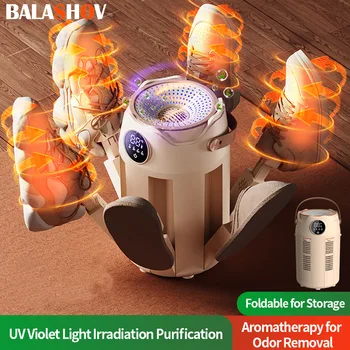 Portable Foldable Electric Shoe Dryer Sterilization Deodorizing Shoe Dryer Fast Drying Household Timed Portable Shoe Dryer 1