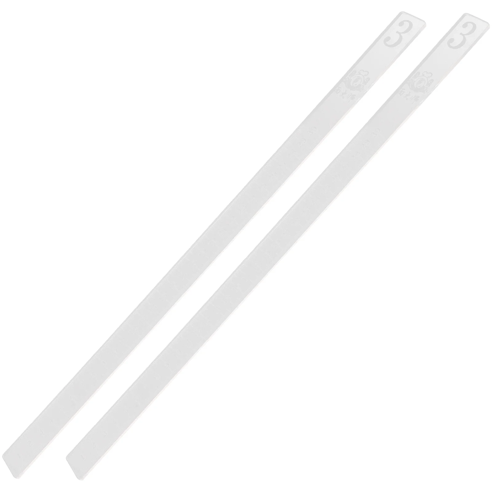 

Cookie Balance Rulers Dough Thickness Measuring Rulers Dough Levelers Rolling Pin Baking Biscuit Leveler Guide Sticks Kit