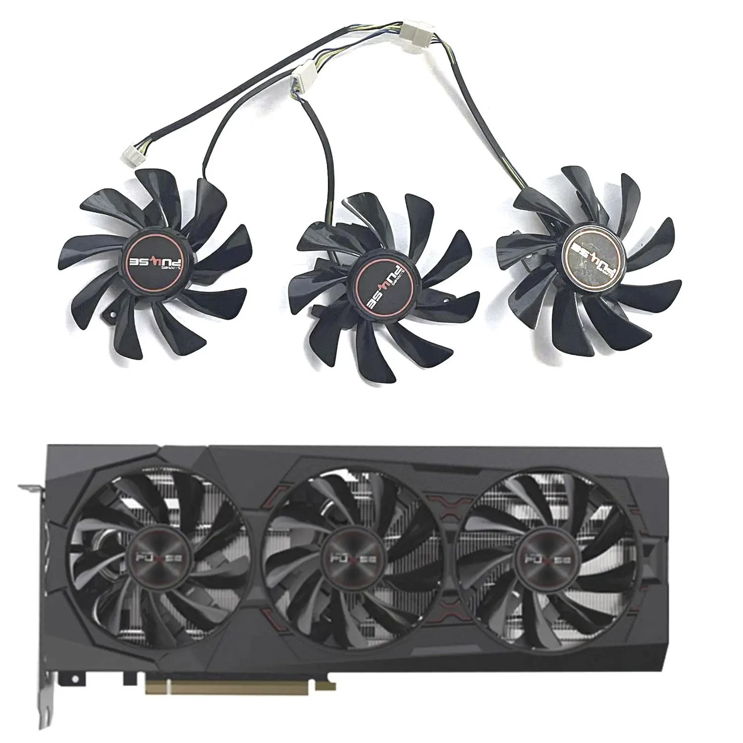 

Совершенно новый FDC10H12D9-C 85 мм 4PIN DC 12 В 0.35A RX5700 вентилятор GPU для Sapphire RX5700 8G GDDR6 охлаждение графической карты