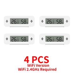 Smart WiFi Temperature & Humidity Sensor with App Control for Smart Home Integration