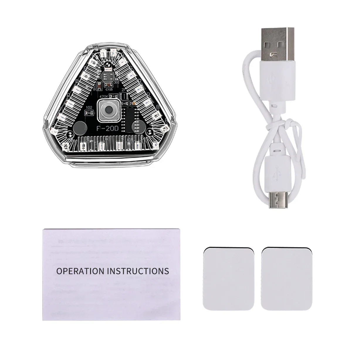 NYF LED Car Light High Brightness Solar-Powered