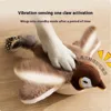 New Interactive Dog Toys Catnip Electric Pat Bird (with Catnip) Dog Cats Touch-Activated Squeaky Plush Toy Pet USB Rechargeable 5
