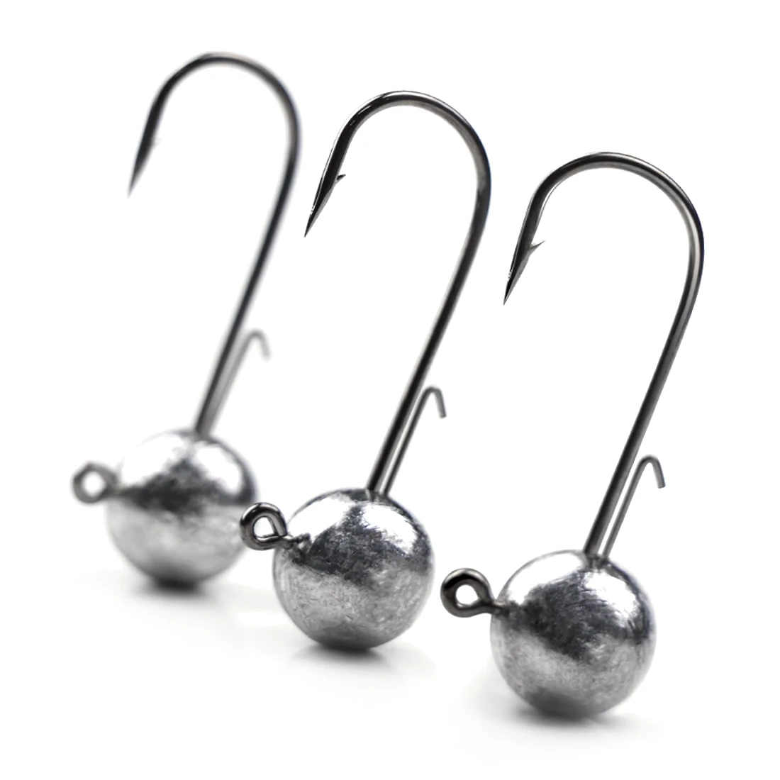 Fishing Hooks FishTrip Ned Jig Heads Fishing Hook 2g-17g Soft Lures for Freshwater & Saltwater