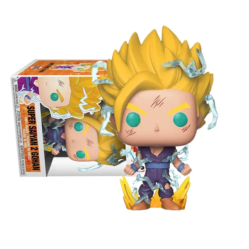Funko Pop Animation Dragon Ball Z Super Saiyan 2 Gohan 518 # Action Figure Toys Collection Bambole Regali Per Bambini