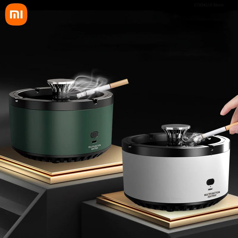 

Xiaomi Multipurpose Ashtray with Air Purifier Function for Filtering Second-Hand Smoke From Cigarettes Remove Odor Smoking