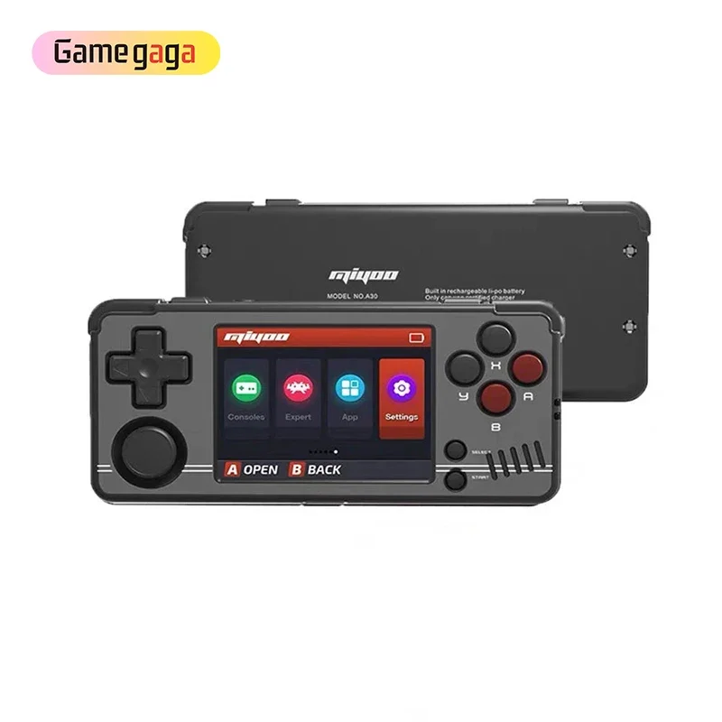 MIYOO A30 Portable Retro Handheld Game Console 2.8'' IPS Screen Linux System game players Vibration Motor Kids Gifts