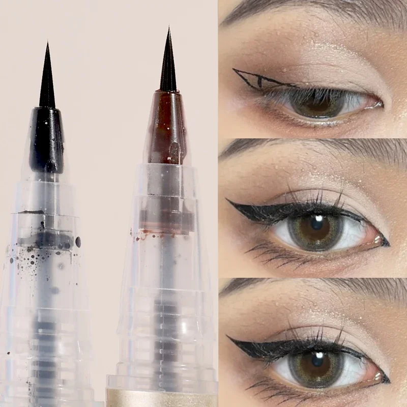 

Ultra-thin Waterproof Liquid Eyeliner Pencil Long Lasting Non-smudge Quickily Drying Smooth Matte Black Eyeliner Cosmetics Tools