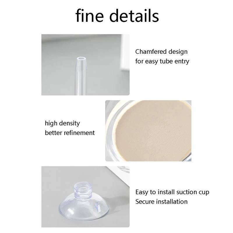 Aquarium CO2 Diffuser Aquarium CO2 atomizer transparent CO2 diffuser purifier integrated PC material special ceramic plate fish tank atomizer
