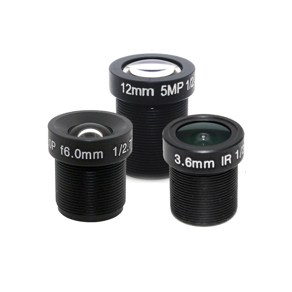 Tanio Obiektywy kamery przemysłowej M12 3.6mm/6mm/12mm HD metalowe materiały szklane