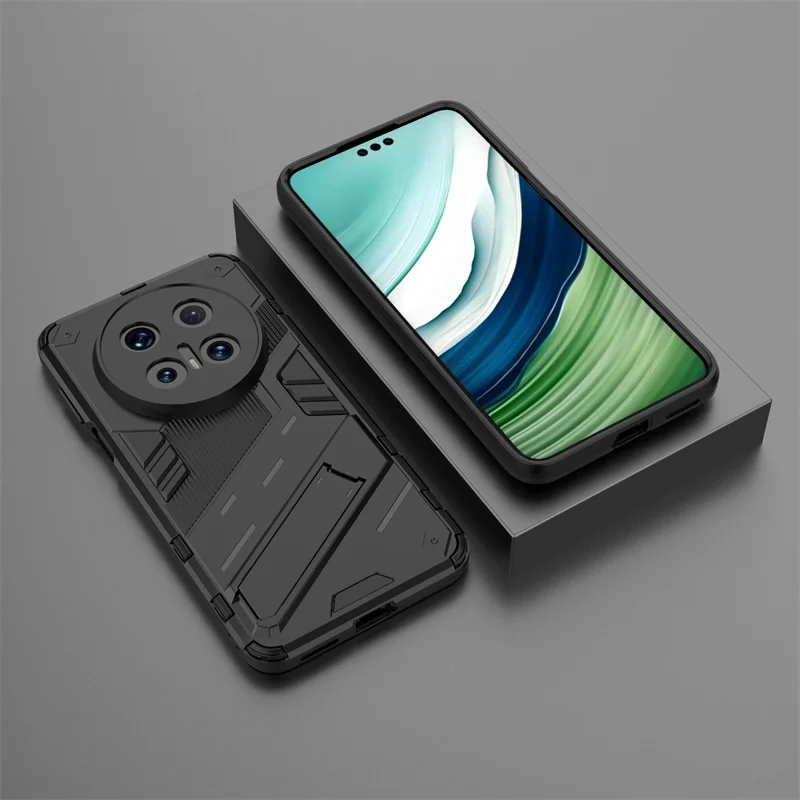 Magnetic Armor Shockproof Phone Case with Kickstand and Back Cover Coque s