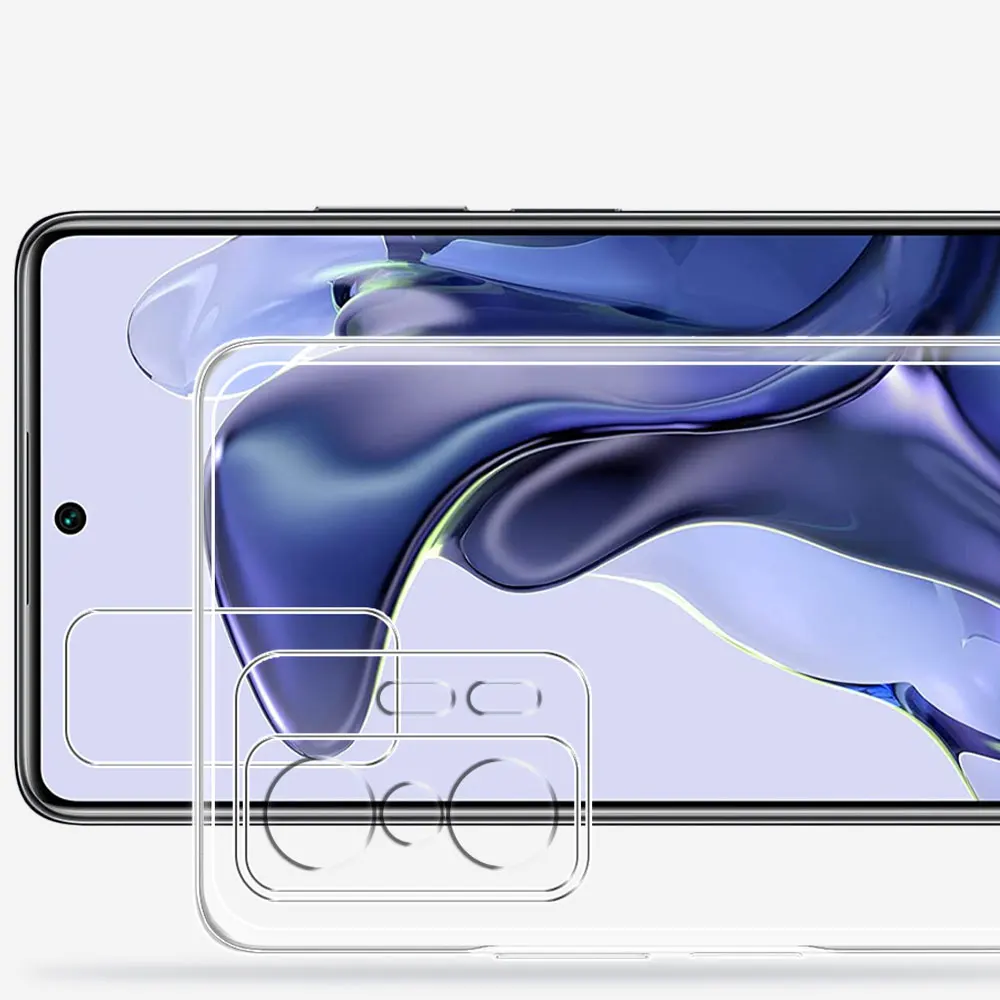 Clear Silicone Soft Phone Case - Ultra-Thin Transparent Bumper Cover