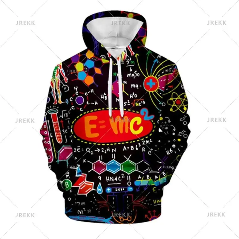 thumbnail image 1 of Sudadera con capucha con estampado 3D de fórmula científica y matemáticas para hombre, manga larga, para estudiantes, sudadera con capucha de dibujos animados, ropa de calle, sudaderas de otoño para n, 1 of 5