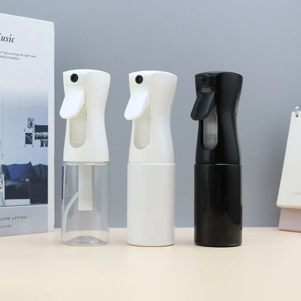 헤어 고압 스프레이 병, 연속 스프레이, 헤어 스타일리스트 자동 물뿌리개, 200ml