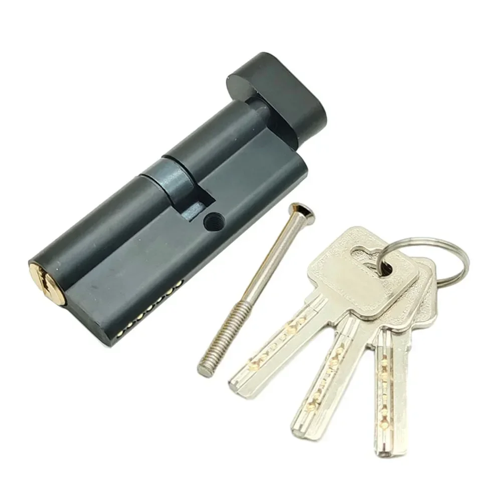 1set Lock Cylinder Replacement Accessories For Wooden Doors Household Alloy Parts Safety Indoor Door Lock Core door lock cylinder door lock accessories