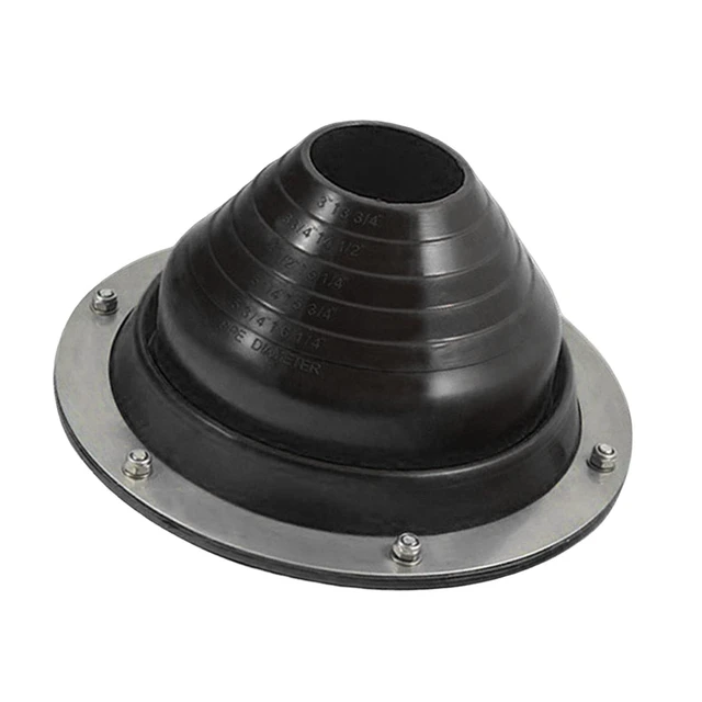 High Temperature Silicone Roof Pipe Flashing Wood Burner Flue Pipe Fitting  Tent Stove Jack Kit for Chimney Vent Firewood Stove - AliExpress