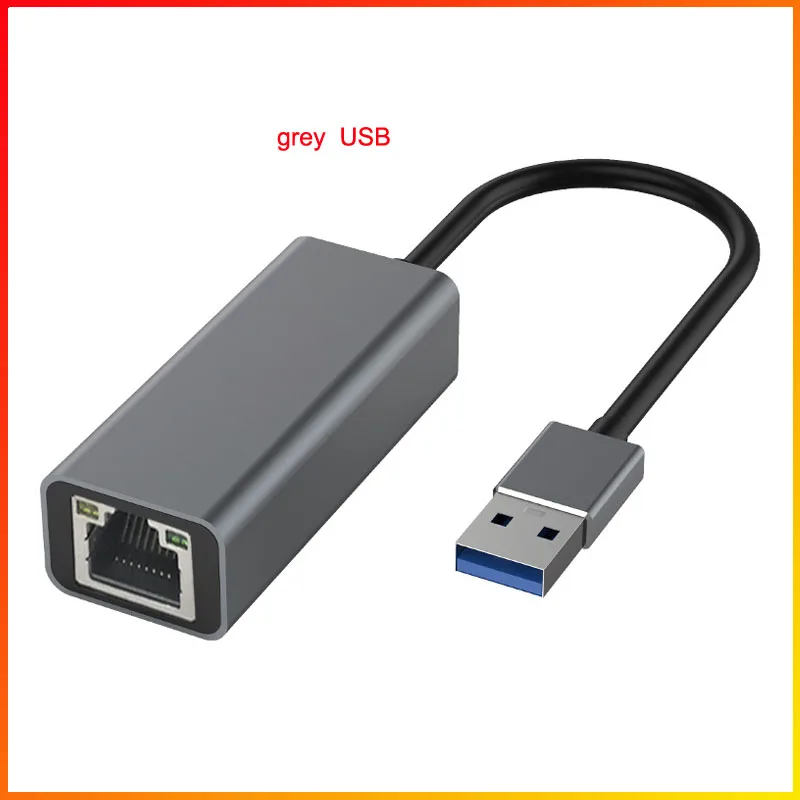 1000Mbps Wired Network Card USB Ethernet Adapter USB 3.0 to RJ45 Type C to RJ45 LAN Adapter Cable For MacBook PC Windows