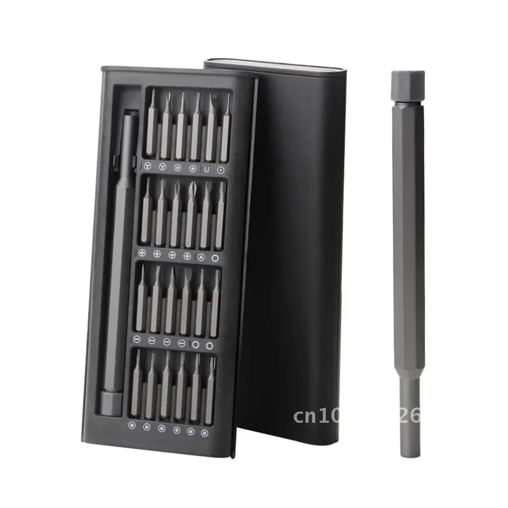 

Screwdriver Kit 24 Magnetic Bits in 1 DIY Dismountable Phone Repair Tools Precision Magnetic Bits Aluminum Box