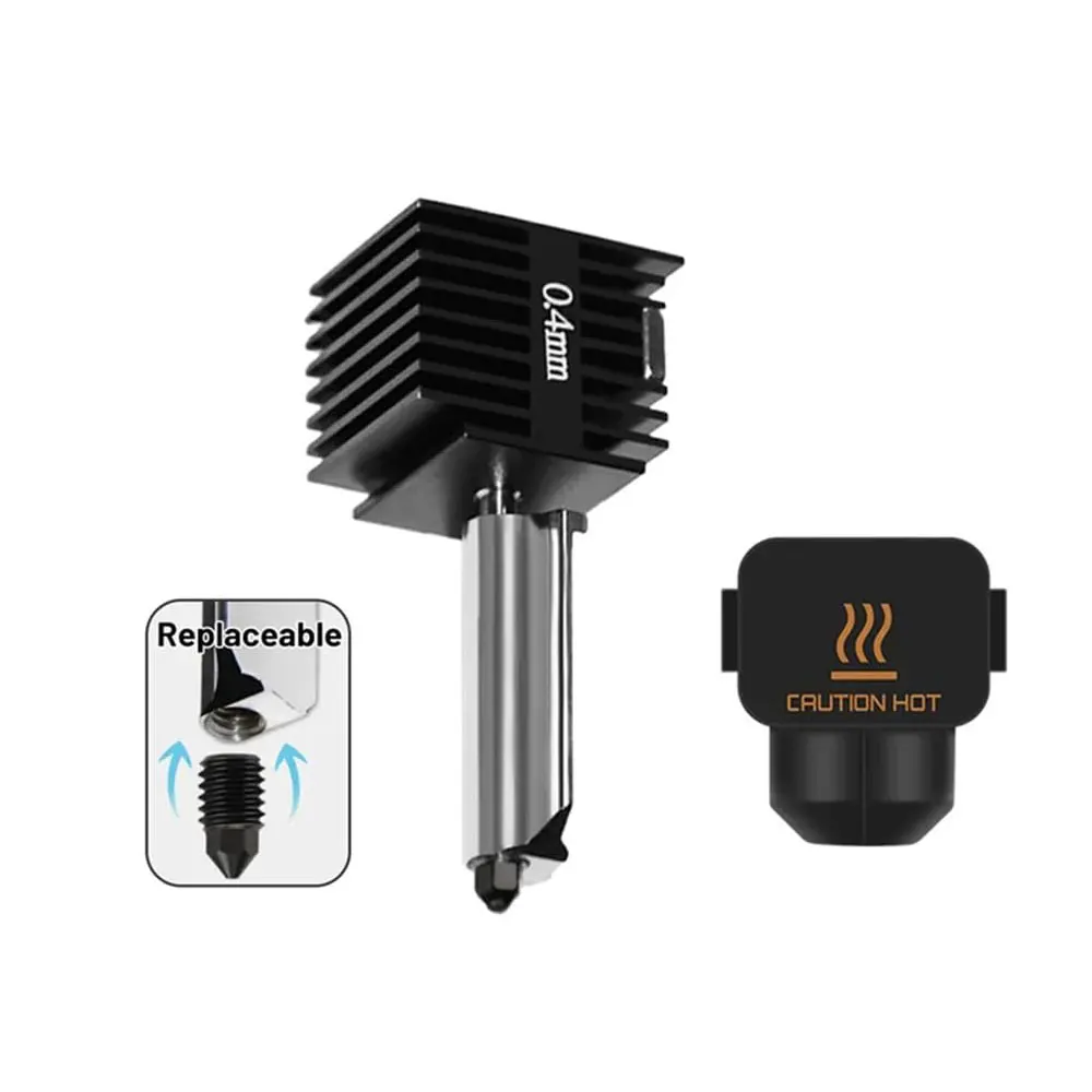 Bambu lab A1 미니 핫엔드 키트 경화강 깍지, 핫엔드 3D 프린터 액세서리, 0.2mm, 0.4mm, 0.6mm, 0.8mm 깍지