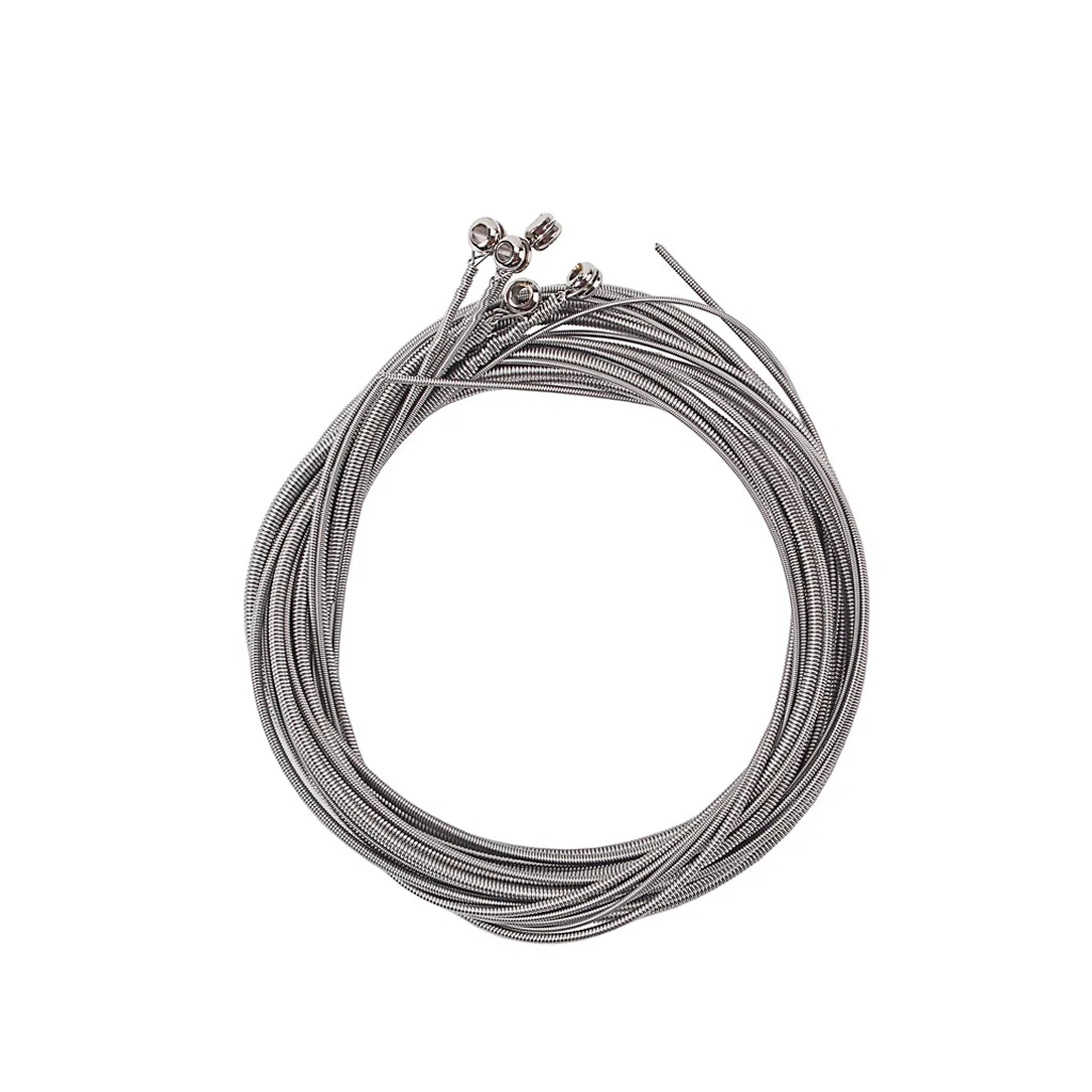 Stainless Steel Bass Strings 5 Pcs Bass Guitar Parts Accessories Guitar String Silver Plated Gauge Music Accessories