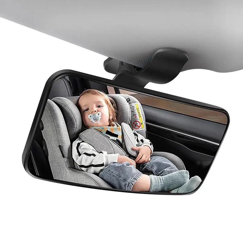 

Interior Rearview Baby Mirror Portable Interior Auxiliary Mirrors Reflector Sturdy Baby Car Back Seat Mirror Multi-use Flexible