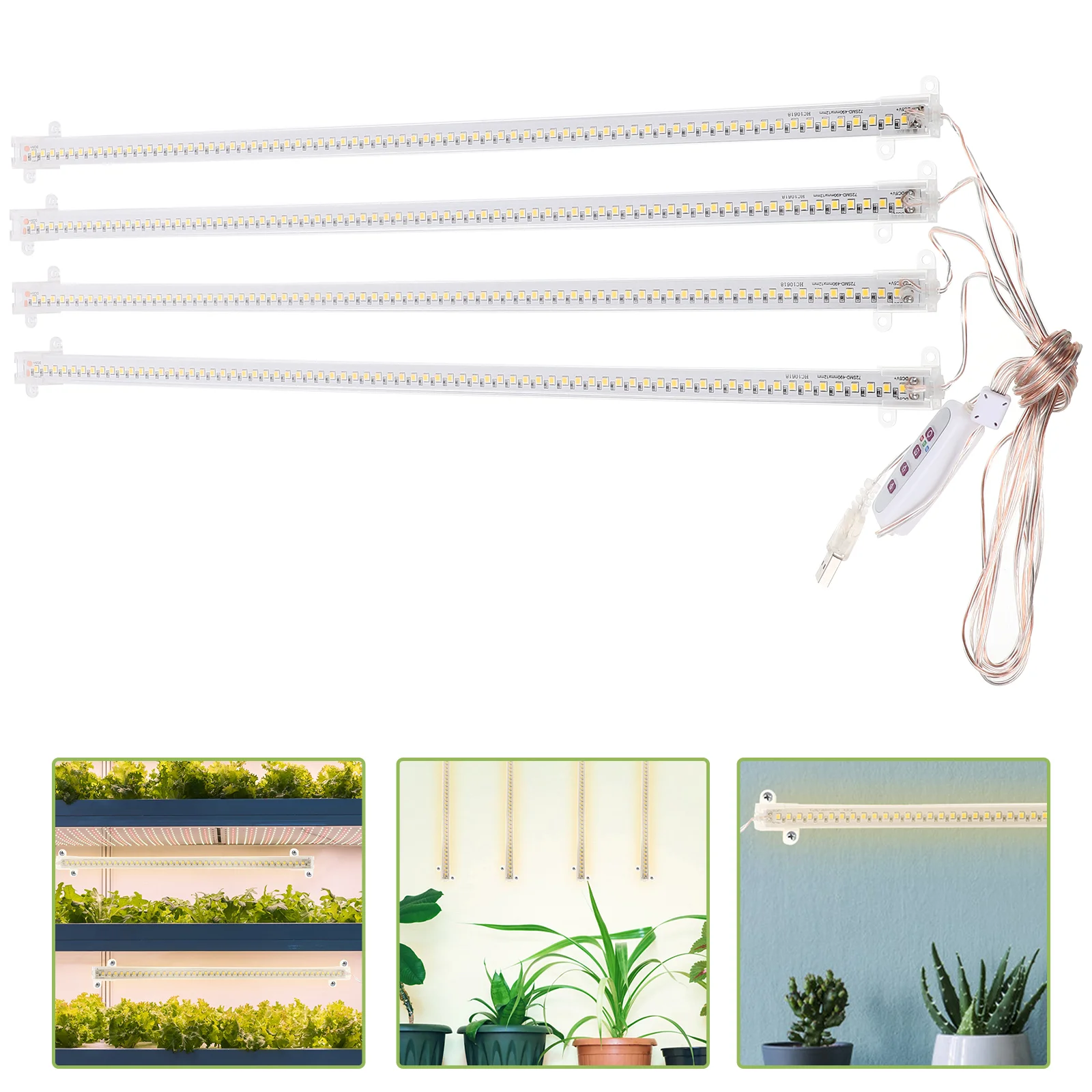 

Full Spectrum Dimmable Daylight Adjustable Optical Indoor Plant Grow Light Greenhouse Growing Light Plant Light Strip Grow Lamp