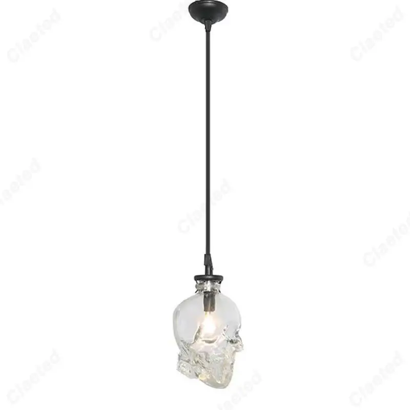 الإبداعية الرجعية LED الجمجمة الجدار مصباح بار مقه...