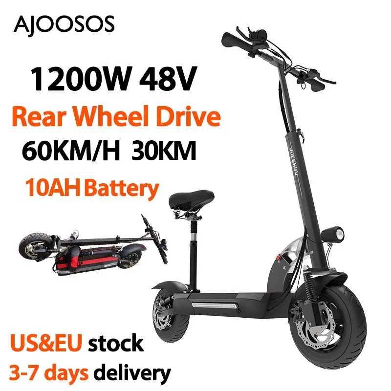 100km Ultra-long Range Electric Scooter 26ah 48v Battery Scooter