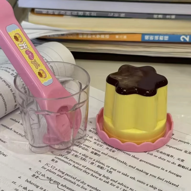 Food Feeding Pudding Feeding Toy Role Play Early Education Strawberry Pudding Toy Simulation Japanese House for Friends