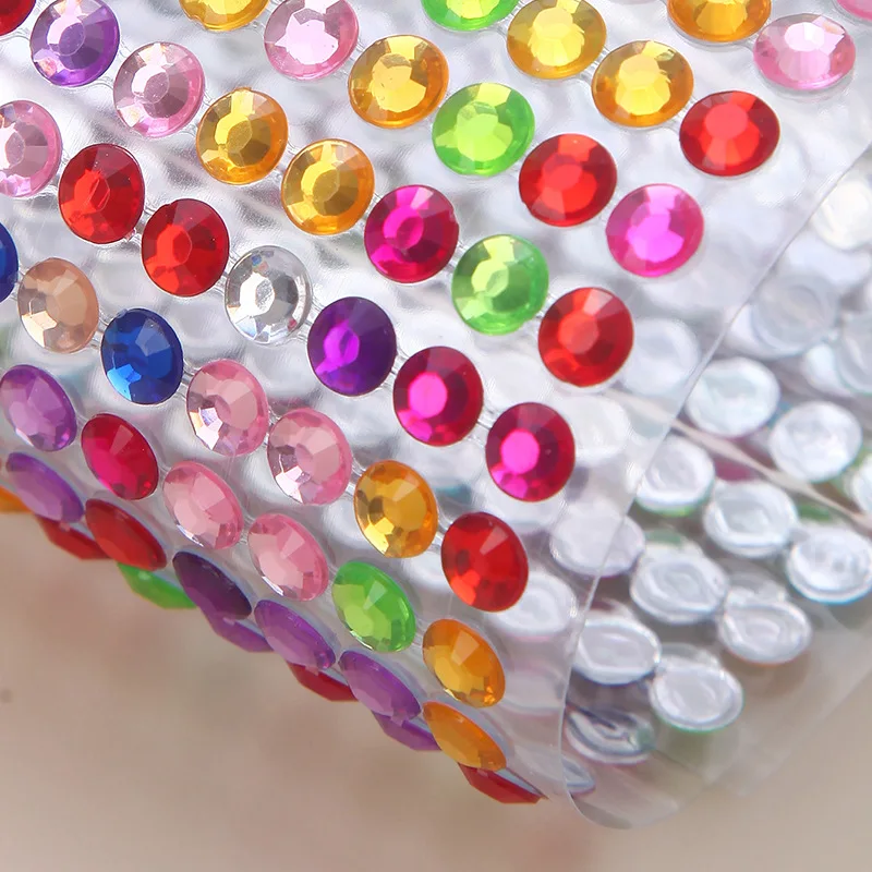 Face Diamonds Gems Adhesive Glitters for the Rhinestone Face Pearls Makeup Festival Jewels Nail Temporary Tattoos Body Stickers 4
