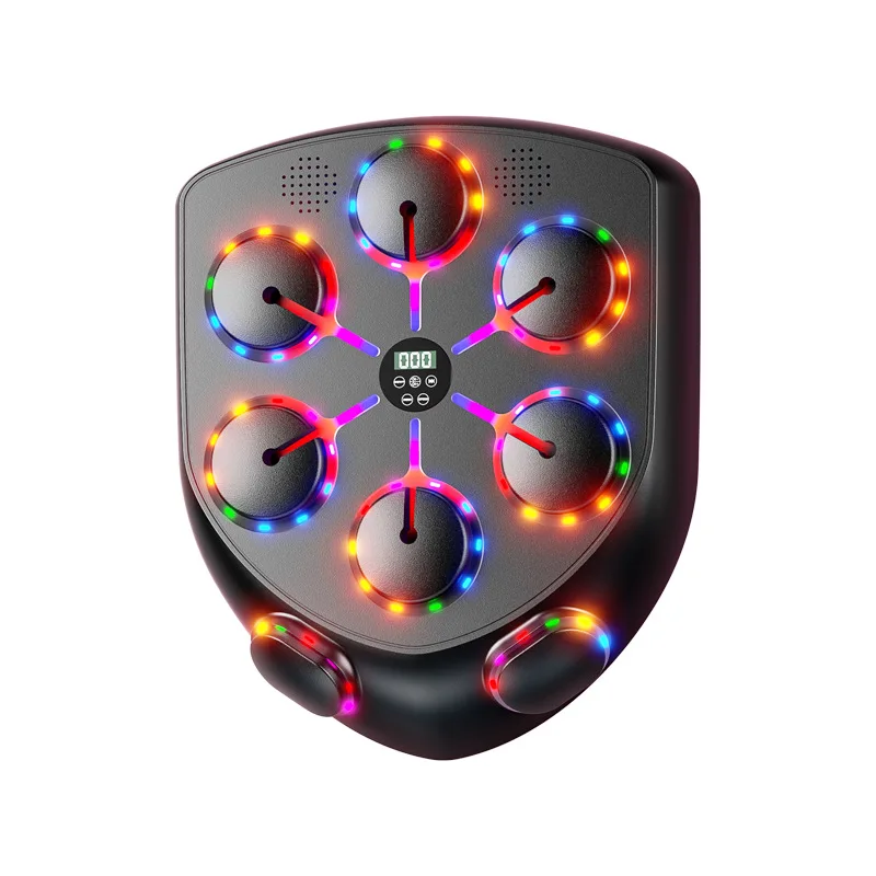 Popular Smart Bluetooth Music Boxing Machine Lanterns Eight Targets Boxing Targets Household Fitness Equipment Boxing Training