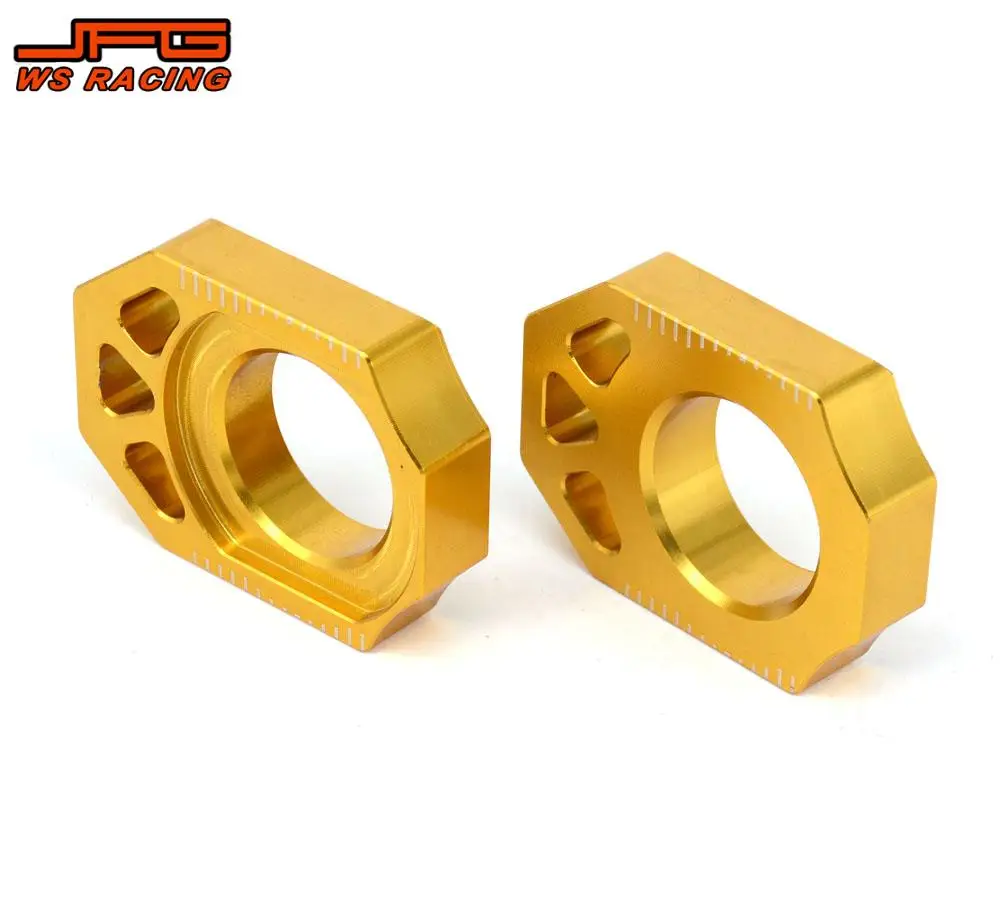 CNC 리어 체인 조절기 액슬 블록, 스즈키 RMZ250 RMZ 250 2004-2019 RMZ450 RMX450Z 더트 피트 자전거 부품, 오토바이 액세서리