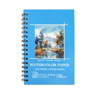 Watercolor Paper- 30 Sheets 5 x 8.5-inch Cold Pressed Watercolor Pad - 140LB/300GSM Art Paper Block for Watercolor Gouache Ink 1