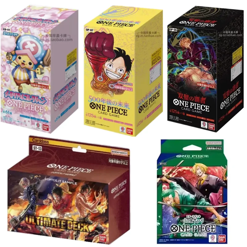 2023 Bandai Original One Piece Op01-04 Anime Stc01-07 Card Version Kingdom Supplement Pack Opcg Card Battle Game Top War Poker