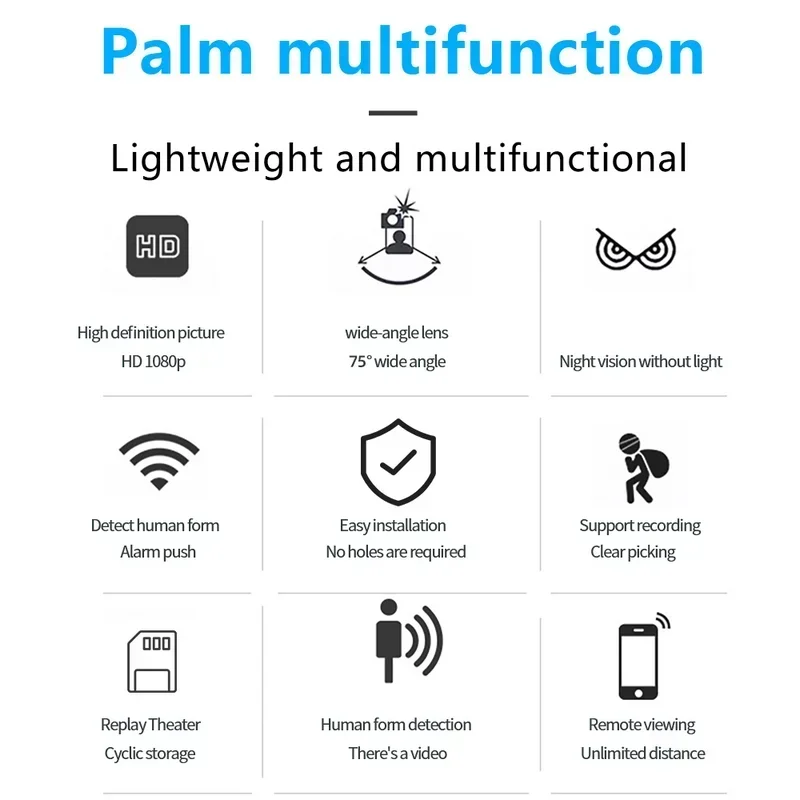 İzleme için iç mekanda konumlandırılmış mini kamera