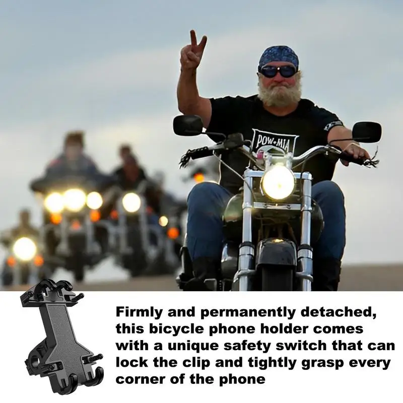 Motorcycle Phone Holder 360 Degrees Rotatable Phone Mount Wireless Charger USB QC3.0 Fast Charging Bike Smartphone Stand Support