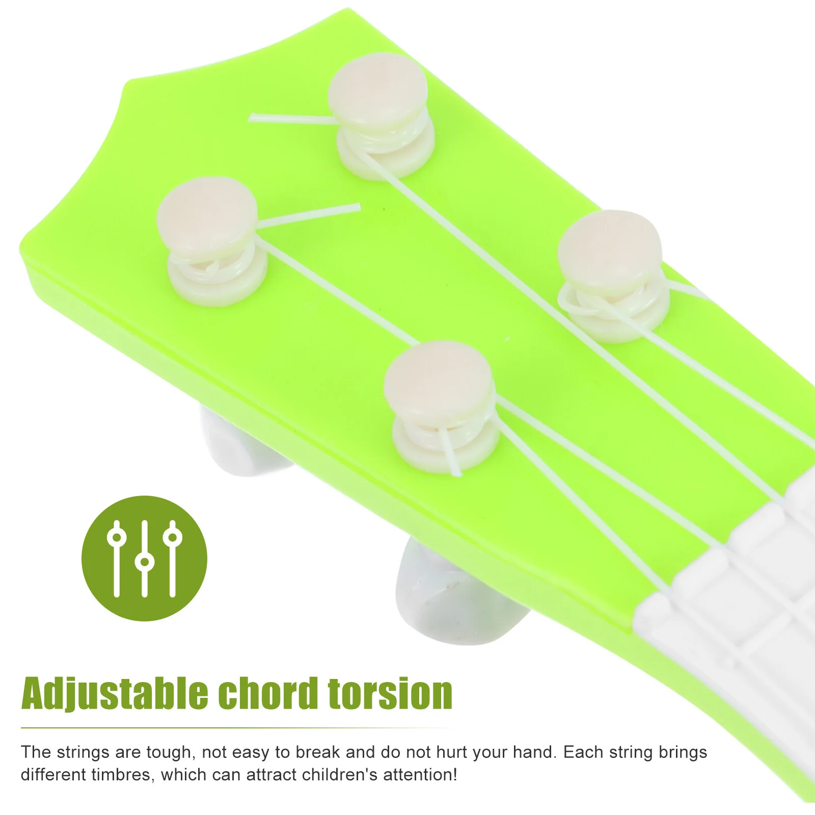 4 PCS Mini Guitar Kids Plaything Ukulele Toys Fruit Simulation Plastic Children Girl Toddler