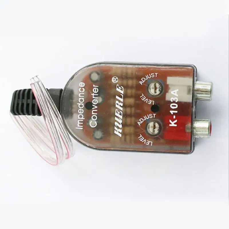 Altoparlante Radio Stereo Per Auto Convertitore Da Alto A Basso Rca 12V Line Convertitore Di Impedenza Audio Trasmettitore Di Segnale Segnale Di Uscit