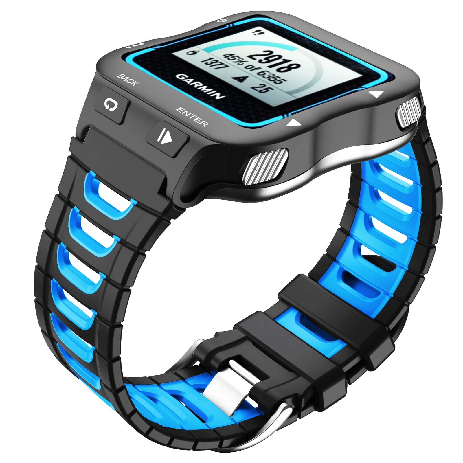Bracelet pour montre Garmin Forerunner 920XT, bracelet de remplacement en  silicone pour montre Garmin Forerunner 920XT 