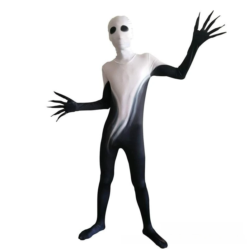 Morphsuits Boys Slenderman Costume for Kids, Slenderman Kids Costume, Slender  Man Costume Kids, Morph Suits for Kids Scary