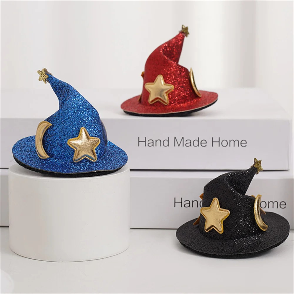 Chapeau De Sorcière Miniature Noir - Pince à Cheveux Pour Halloween, Déguisement - Accessoire Photo Fête