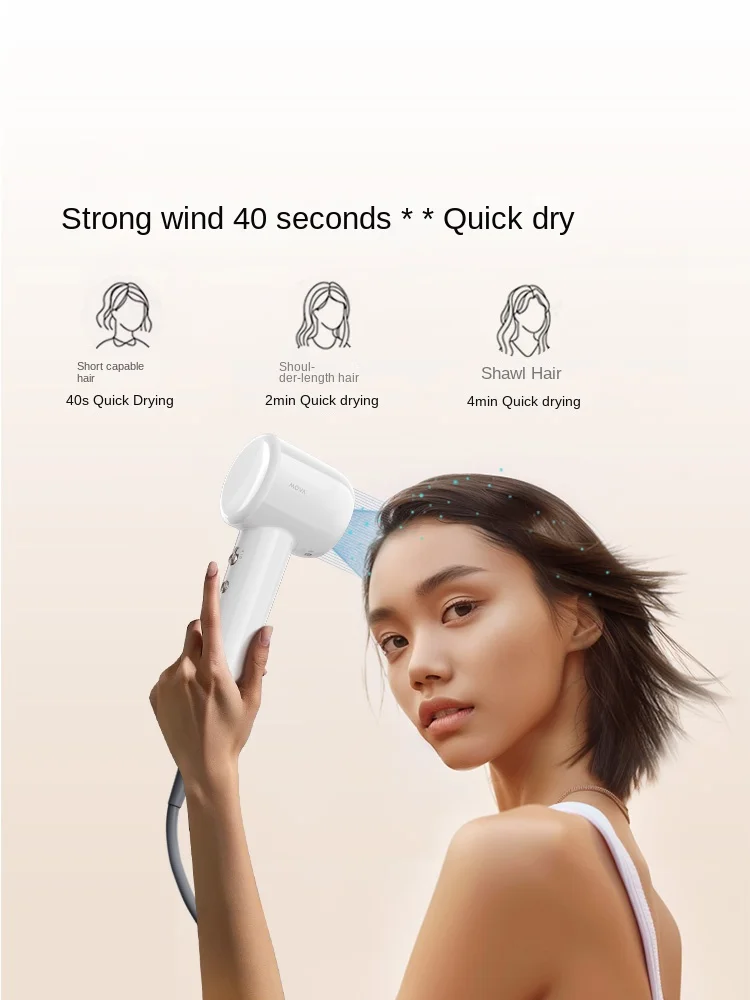 MOVA G10 High-speed Hair Dryer Negative Ion Hair Care Household Large Wind Dormitory Student Hair Dryer 3