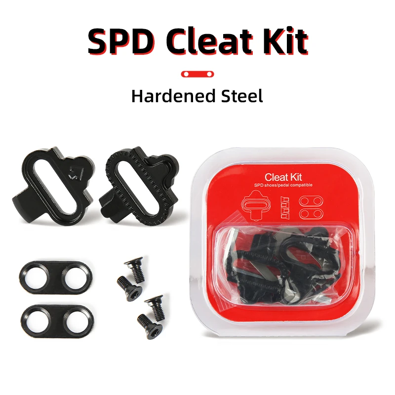 Mtb Spd Cleats Kit For Selflocking Pedal Hardened Steel Mountain Bike