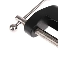 C-Shaped Clip Desk Table Mount Clamp For Microphone Suspension Boom Scissor Arm Stand Holder Table Light Bracket 5