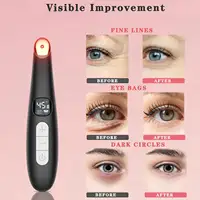 3 in 1 Eye Lift Wand Beauty Device Vibrating Red Light 98°F to 113°F LCD Display Eye Massager for Dry Eye Dark Circle Puffiness 2