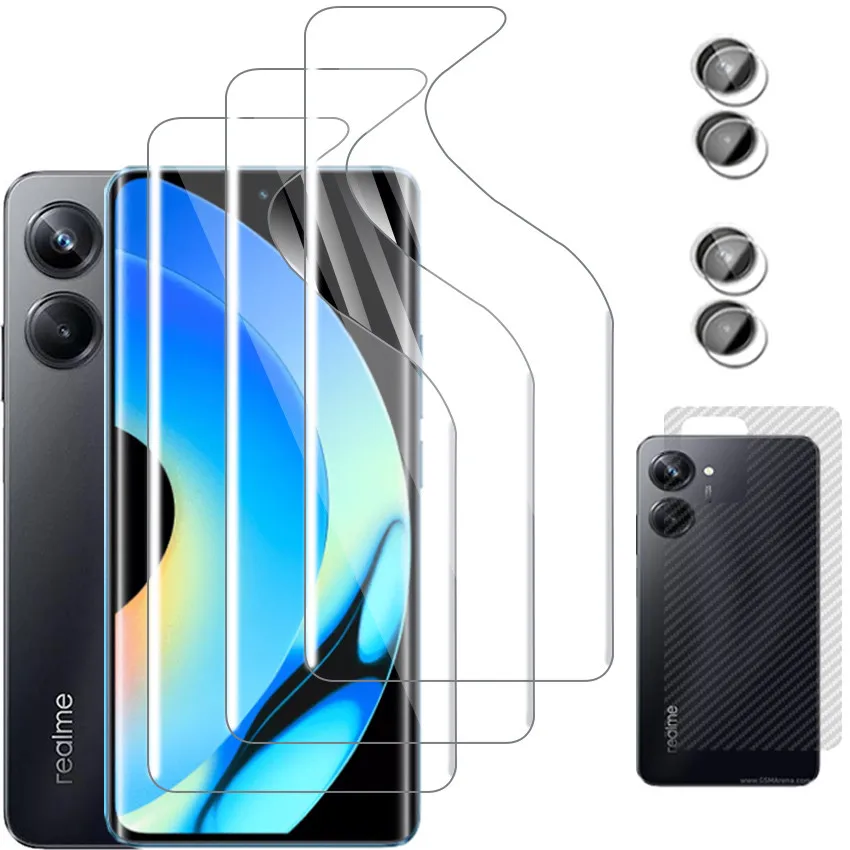 Pellicola Protettiva Realme 10 Pro Più Pellicola Idrogel Realme 10 Pro+ Realme 10 Pro Fotocamera Protettiva Realme10 Pro Più Pellicola Posteriore In F