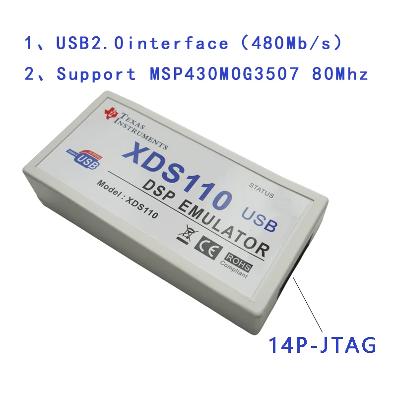 XDS110 에뮬레이터 다운로더 디버거 TI dsp 버너는 CCS7/10/12를 지원합니다. XDS100V3/v2 USB2.0 prot 대신 WIN8/10/11을 지원합니다.
