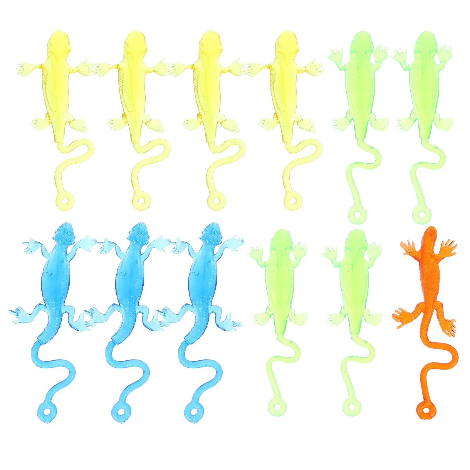 

12/24pcs Stretchy Sticky Toys Funny Sticky Lizard Animals Hand Toys Sensory Relief Stress Toys For Kids Party Favors