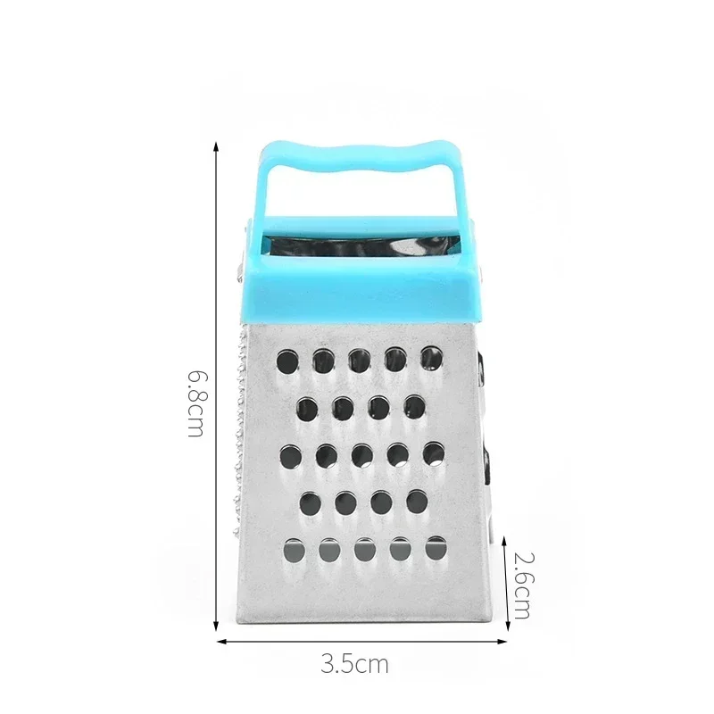 Mini Stainless Steel Four-Sided Cucumber Grater Fruit Planer Cheese Slicers Carrot Vegetables Cutter Home Smart Kitchen Gadgets
